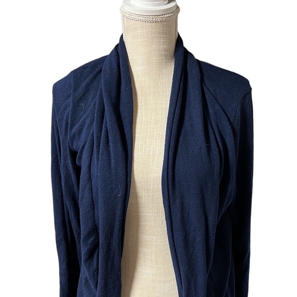 Wet Seal Long Sleeve Cardigan Sweater Blue Juniors Size L - Picture 2 of 6